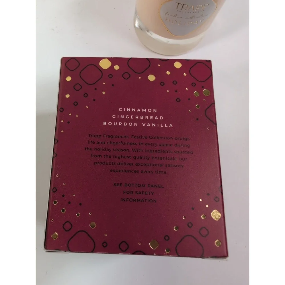 Trapp Festive Collection Holiday ‎ 2.1 oz Candle New